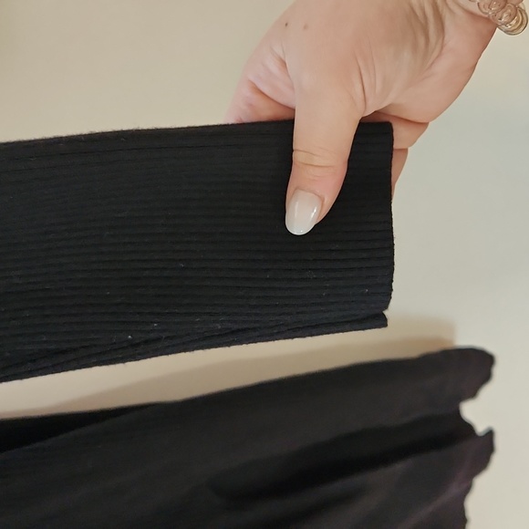 Lulus snuggle with you black turtleneck bodycon ribbed dress - Picture 8 of 8